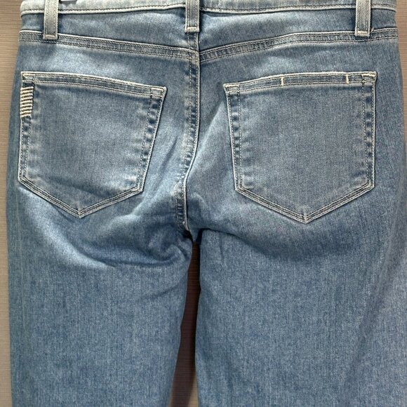 Paige Jeans Womens 26 Verdugo Ankle Light Wash Cotton Stretch Distressed Raw Hem - Picture 7 of 11